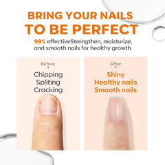 modelones before and after nails comparison showing stronger, smoother nails benefit