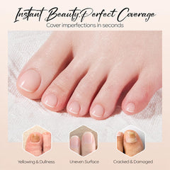 modelones before and after nail comparison demonstrating visible improvement and shine