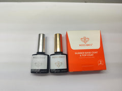 modelones before and after nails demonstrating strengthened, smoother nails