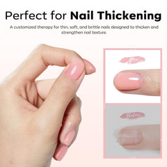 modelones before and after image improving weak nails visible protection