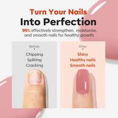 modelones before and after nails illustrating concealed imperfections benefit