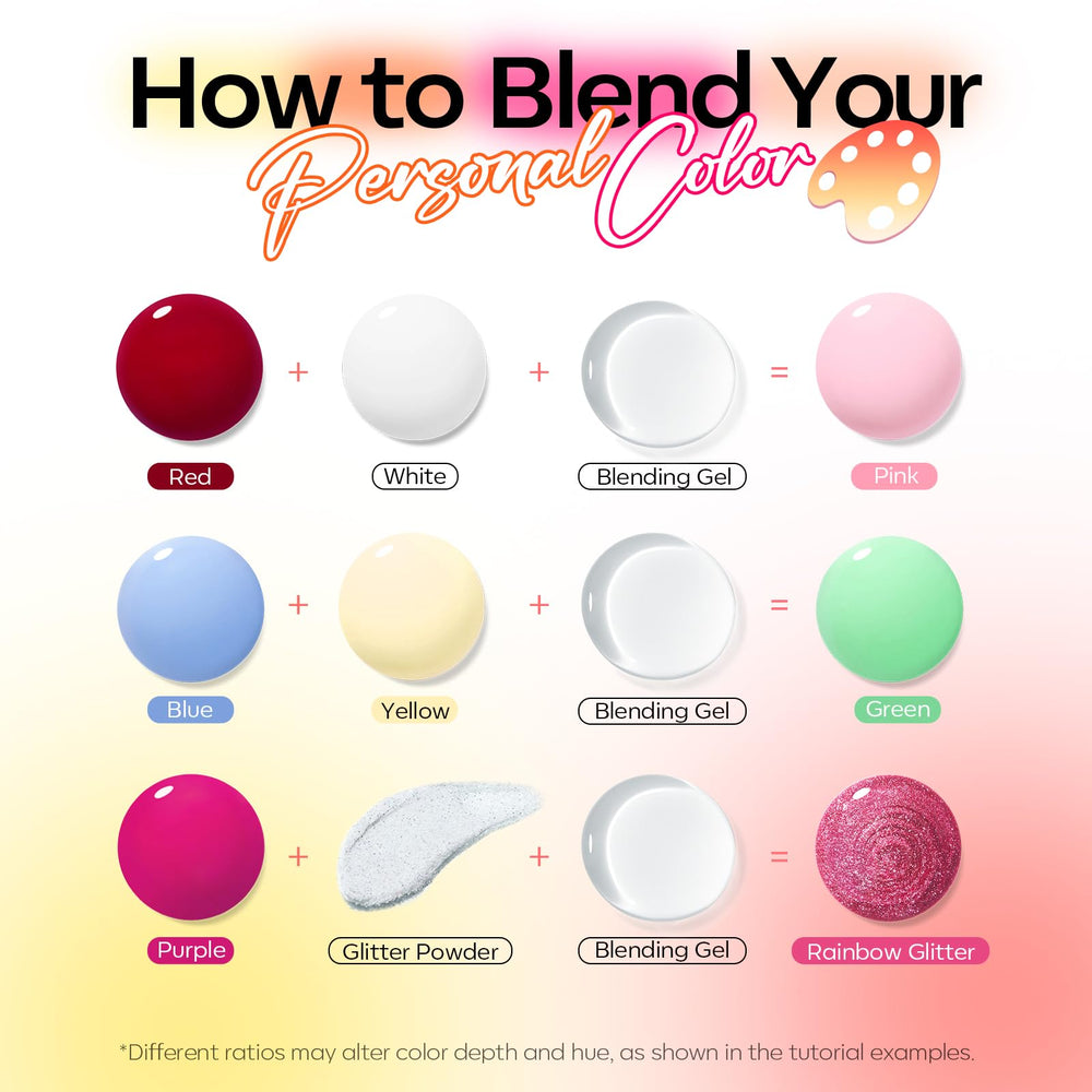 modelones brush spreading color on nail demonstrating easy control for effects