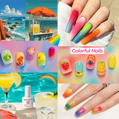 modelones brush stroke on nail demonstrating easy-glide application