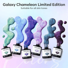 modelones close-up of chameleon glitter pigments showing multi-angle shimmer