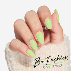 modelones close-up of almond nail tip texture showing smooth finish and durable ABS material