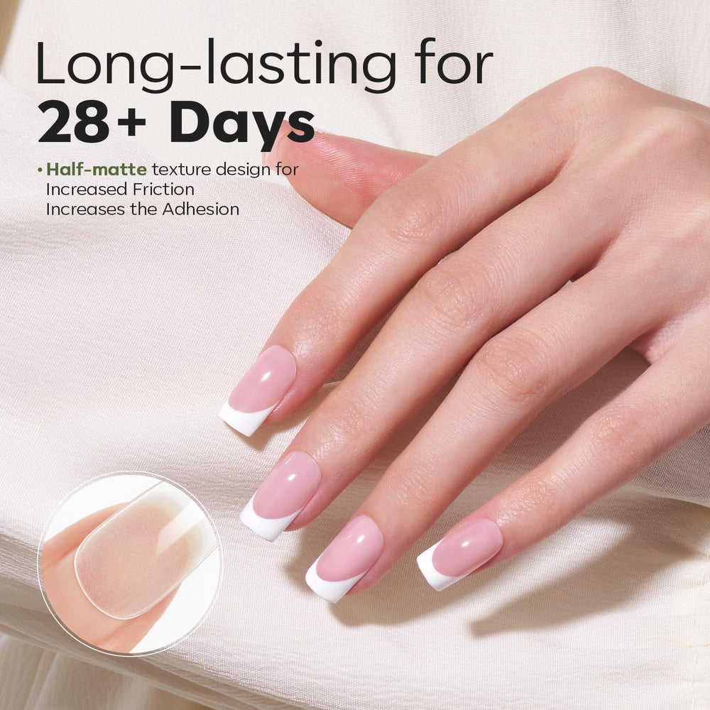 modelones close-up of half-matte texture for better adhesion benefit
