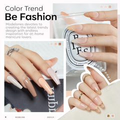 modelones close-up creamy gel texture illustrating smooth, drip-free finish