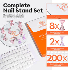 modelones closeup of magnetic holder detail highlighting secure grip for precise nail painting