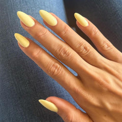modelones close-up glossy nail finish highlighting smooth texture