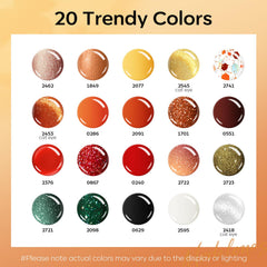 modelones color swatch fan of 20 seasonal shades for easy selection