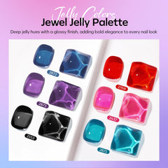 modelones color swatches arranged to show sheer pink red green blue purple black benefits