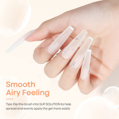 modelones cured glossy extension close-up displays long-lasting shine