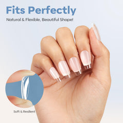 modelones side view highlighting curved arch for natural look