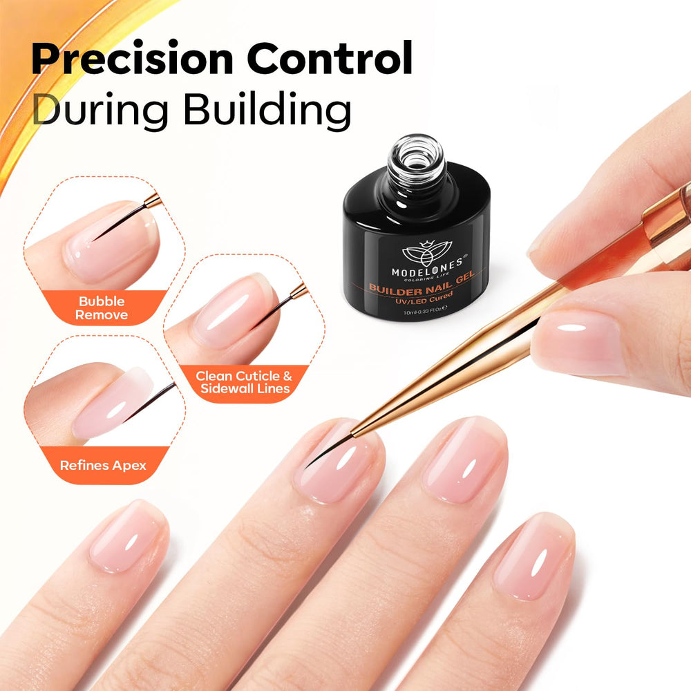 modelones double-ended view showing flat head and liner tip precision
