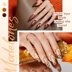 modelones double-headed magnet stick creating gold cat-eye shimmer