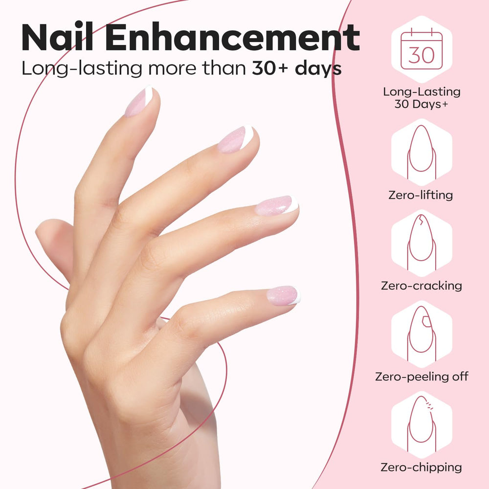 modelones extended tip sculpted arch demonstrating added length and support