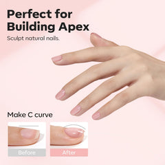 modelones attaching tip and gem with gel highlighting adhesive strength