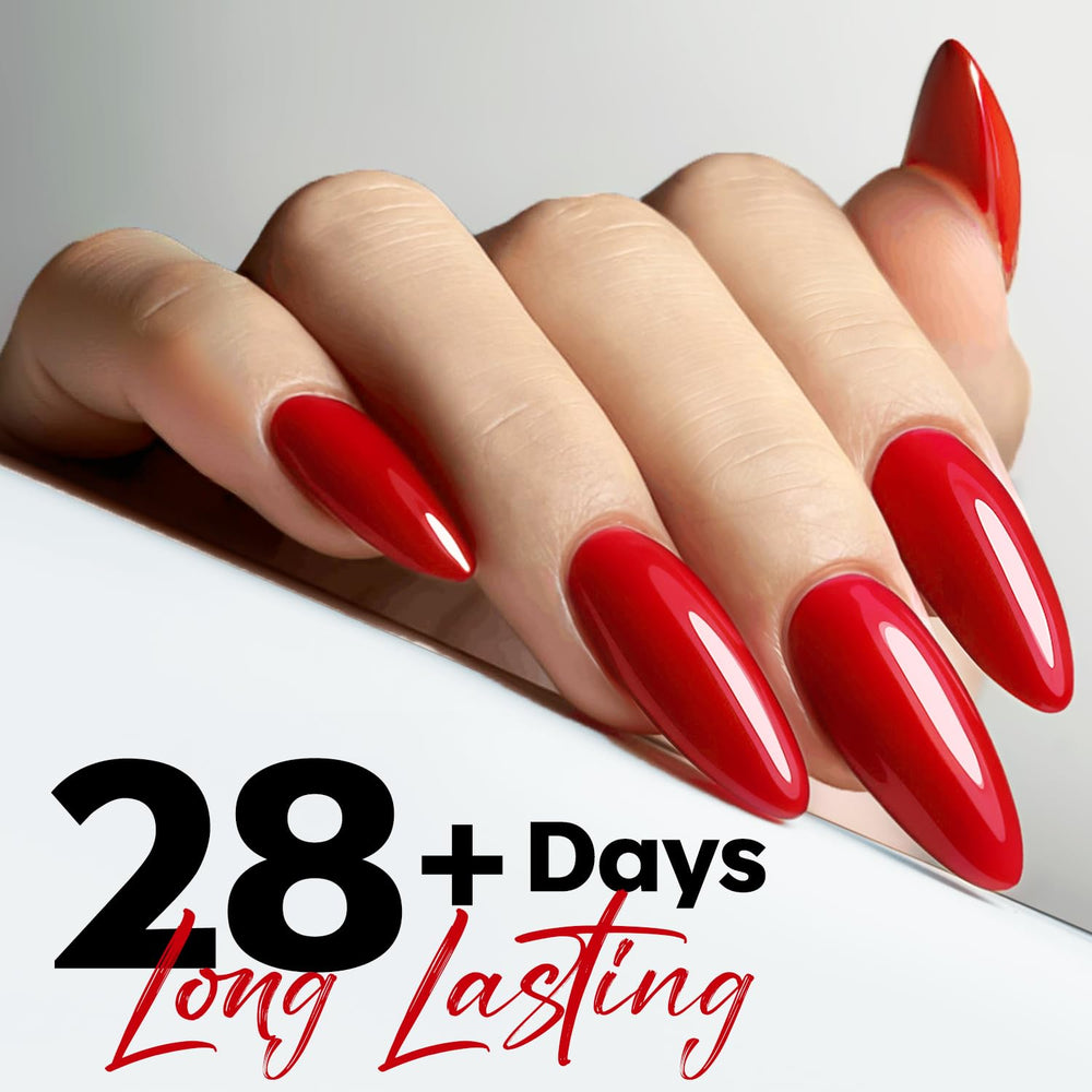 modelones brush stroke of Ferrari Red demonstrating smooth, even coverage