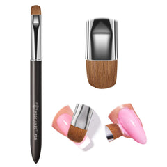 modelones front view of Size 18 French tip brush showing tip accuracy and control