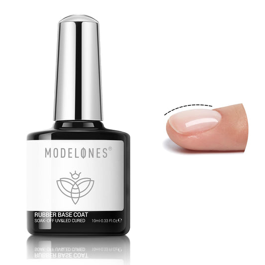 modelones front packaging clear bottle showing product and brand benefits