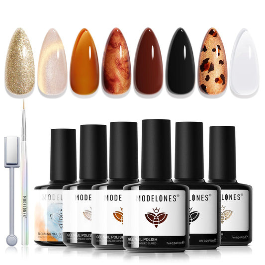 modelones front packaging showing leopard-print theme and included tools