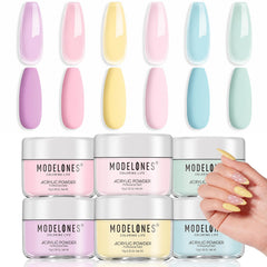 modelones front packaging showing pastel macaron kit and easy storage benefit