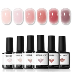 modelones front packaging showing six jelly gel bottles and kit benefits