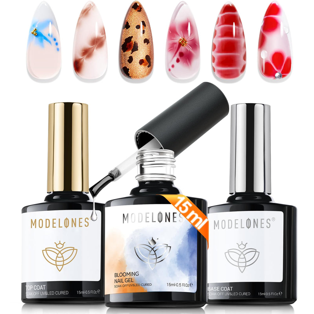 modelones front packaging showing three 15ml bottles and benefits