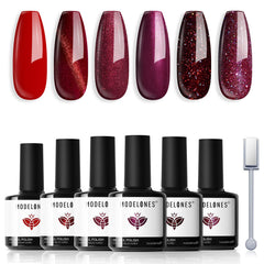 modelones front packaging showing six gel bottles and magnetic stick for gifting