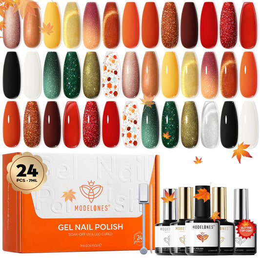 modelones front packaging showing full 24-piece fall winter kit and benefits