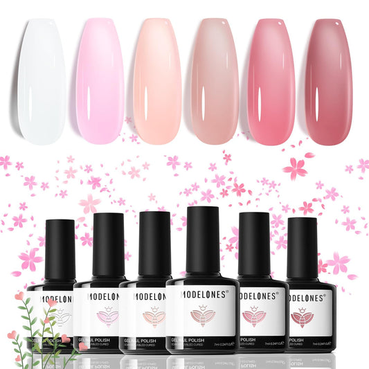 modelones front packaging showing six jelly gel bottles and kit contents for easy identification