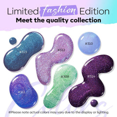 modelones glitter and holographic texture close-up highlighting sparkle