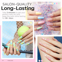 modelones glossy and matte top coats displayed for finishing options