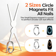 modelones heart and round magnets creating decorative focal reflections