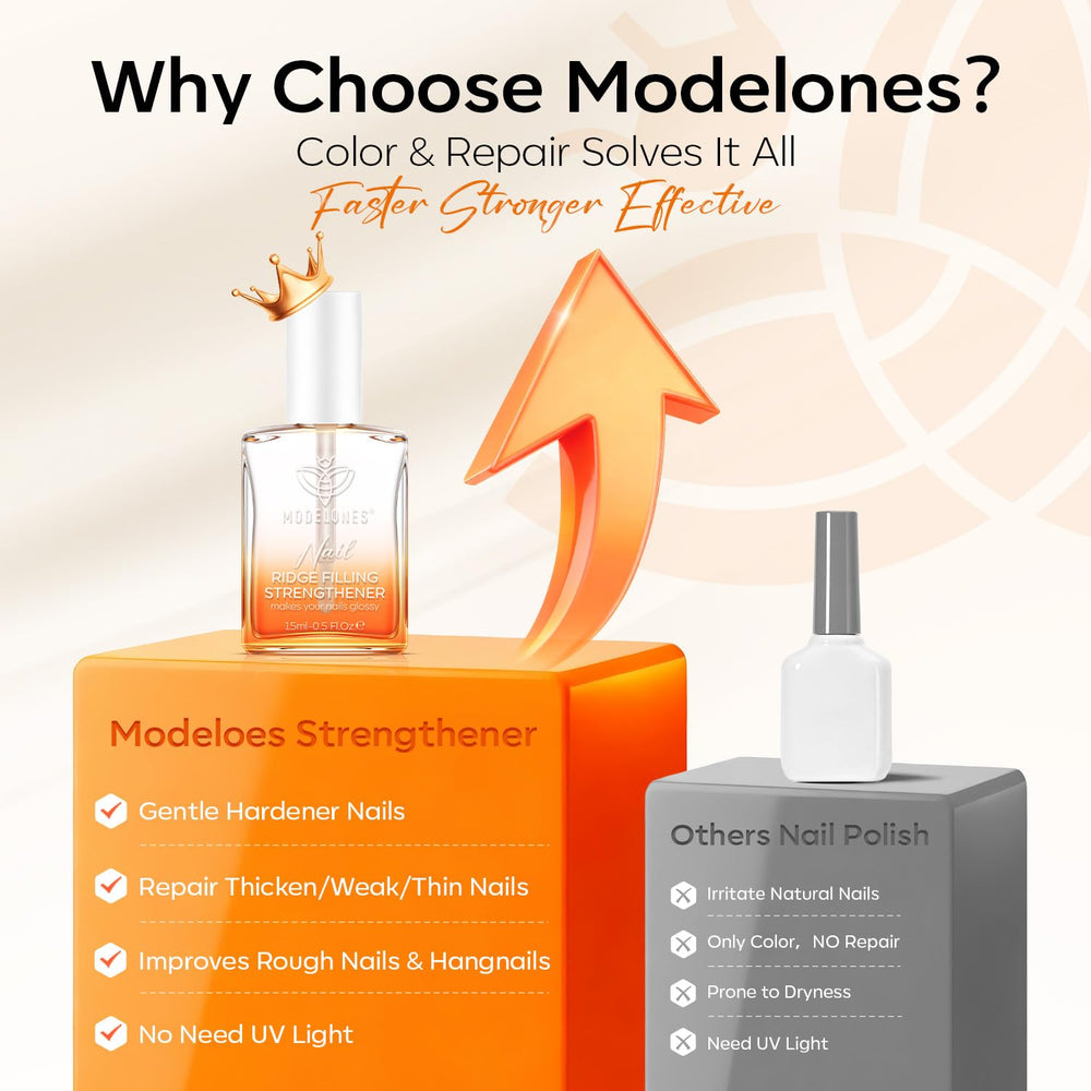 modelones ingredients display with keratin and jojoba oil highlighting nourishing benefits