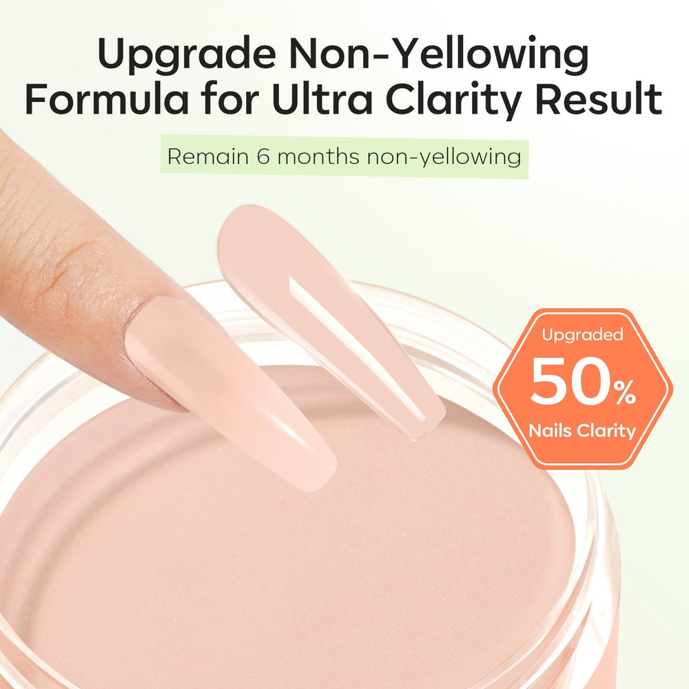 modelones open jar top view with visible cover nude powder for multiple manicure uses