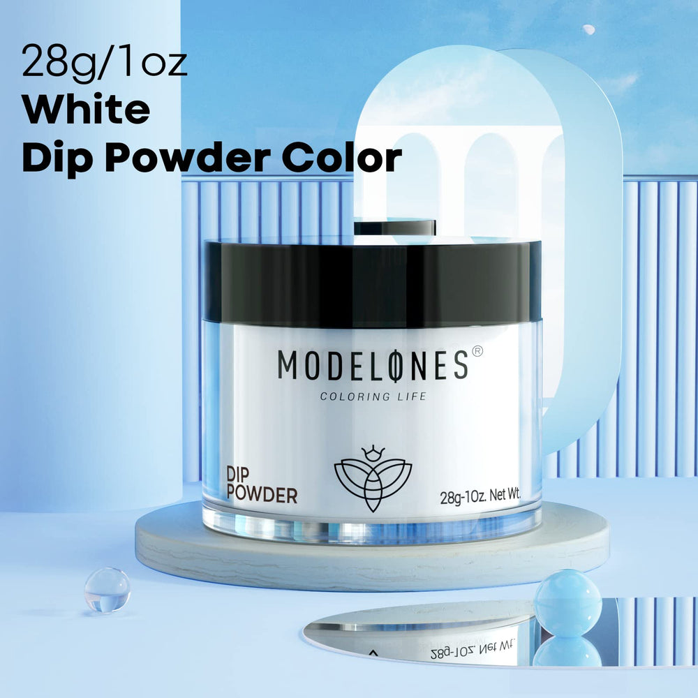 Modelones jar held in hand to show 1 oz size and multiple-set value