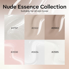 modelones jelly-layered manicure on nails, offers wearable depth and shine