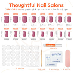 modelones kit contents laid out with glue, tabs, file and nails for easy application