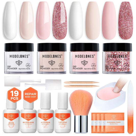 modelones front packaging showing full 19-piece kit and easy setup benefit