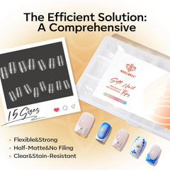 modelones finished manicure on hands showing polished result and durability