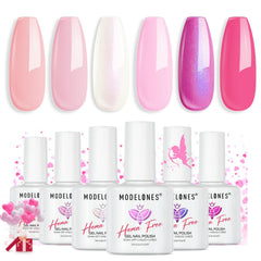 modelones lifestyle hand model with summer manicure showing wearable pinks for outings