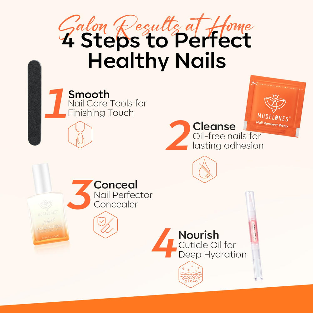 modelones lifestyle manicure scene showing polished, healthy-looking nails