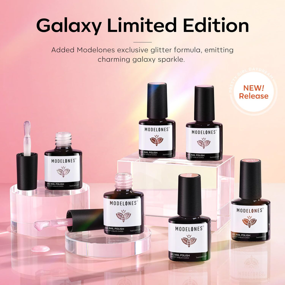 modelones manicure scene on table demonstrating salon-style at-home results