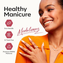 modelones kit on a vanity staged for easy salon-style home manicures