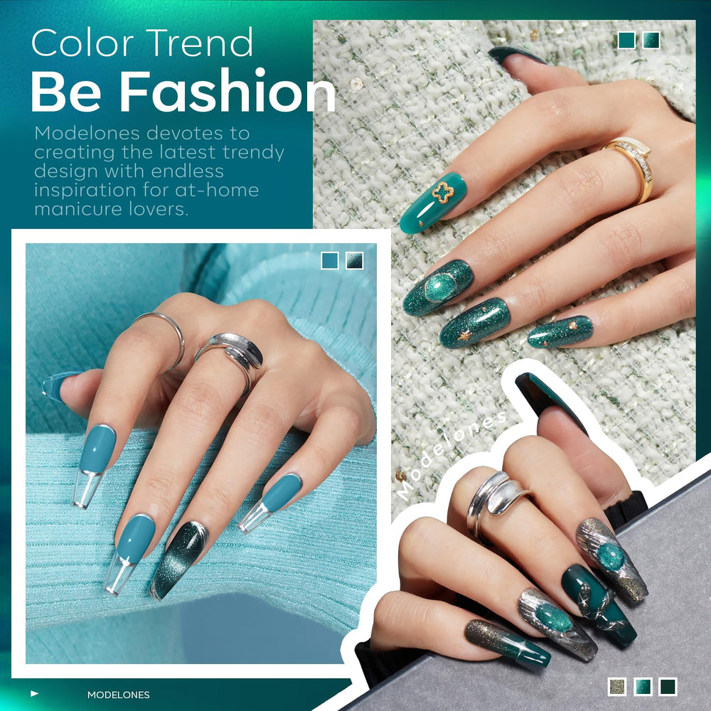 modelones magnet action over nail demonstrating cat eye formation benefit