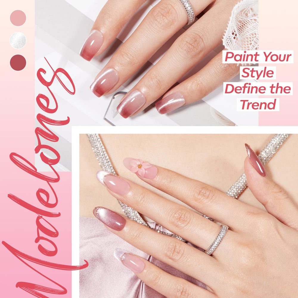 modelones magnet in use creating cat eye benefit
