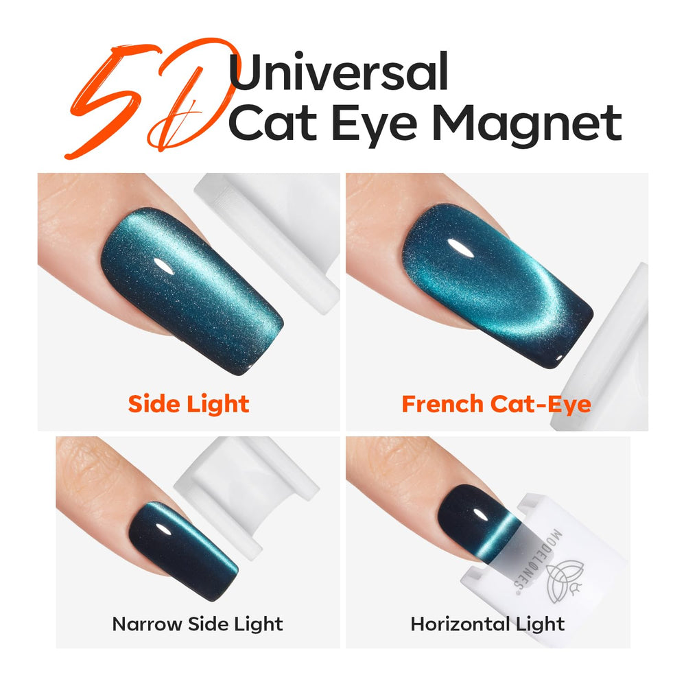 modelones magnet side angle showing how tilt changes highlight curvature benefit versatility