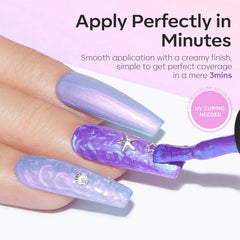 modelones nail art in progress creating swirl shell effect for creative looks