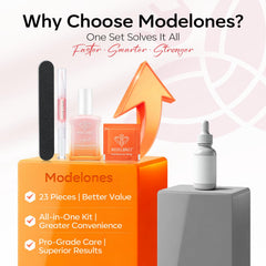 modelones nail buffer angle smoothing ridges for improved polish adhesion